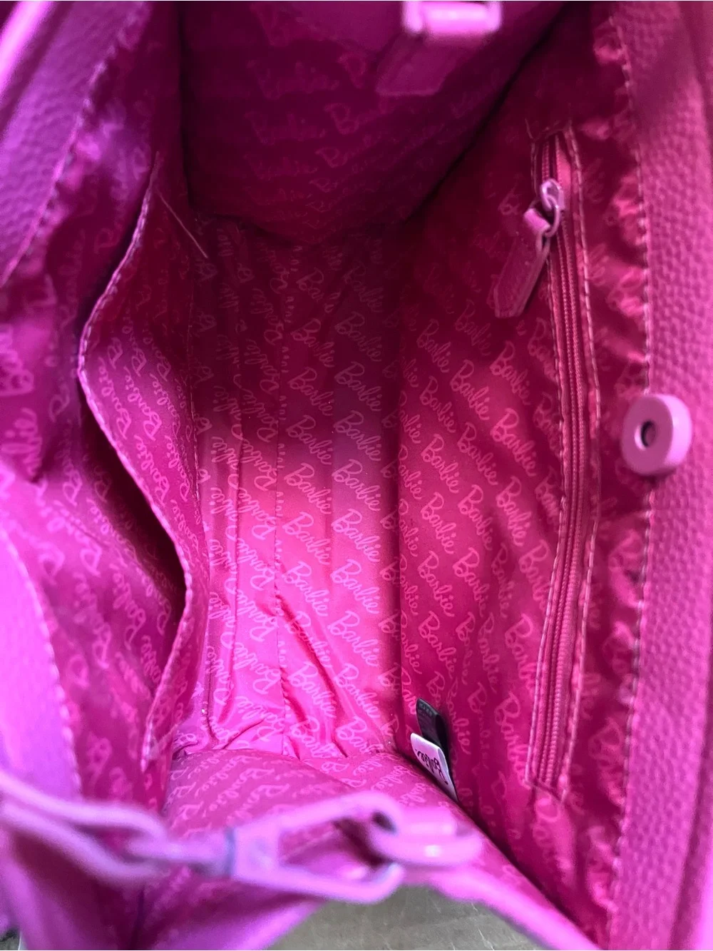Barbie Hot Pink Tote Crossbody Bag